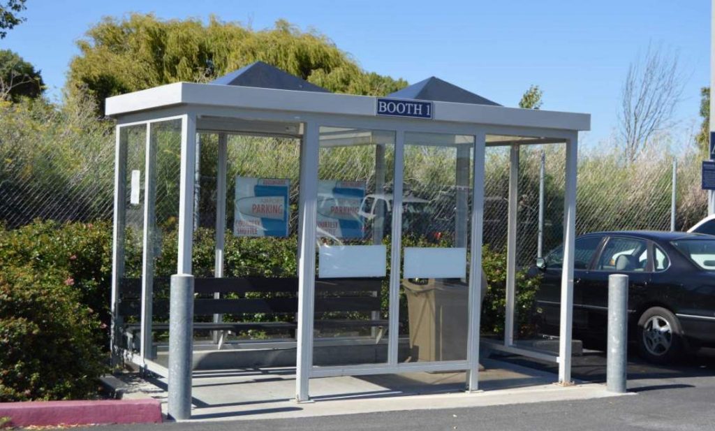 Waiting Area inside the Burlingame Airport Parking Facility